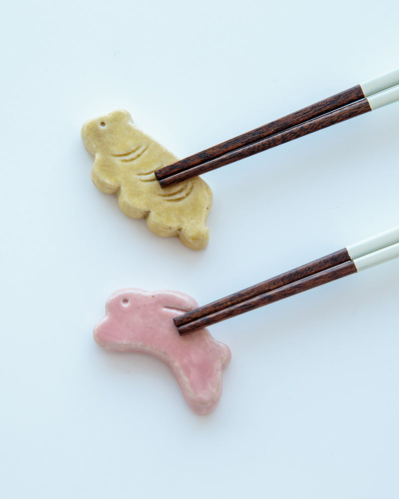 Chopstick Rest, Bisque, Chinese Zodiac Series – Kiriko Made
