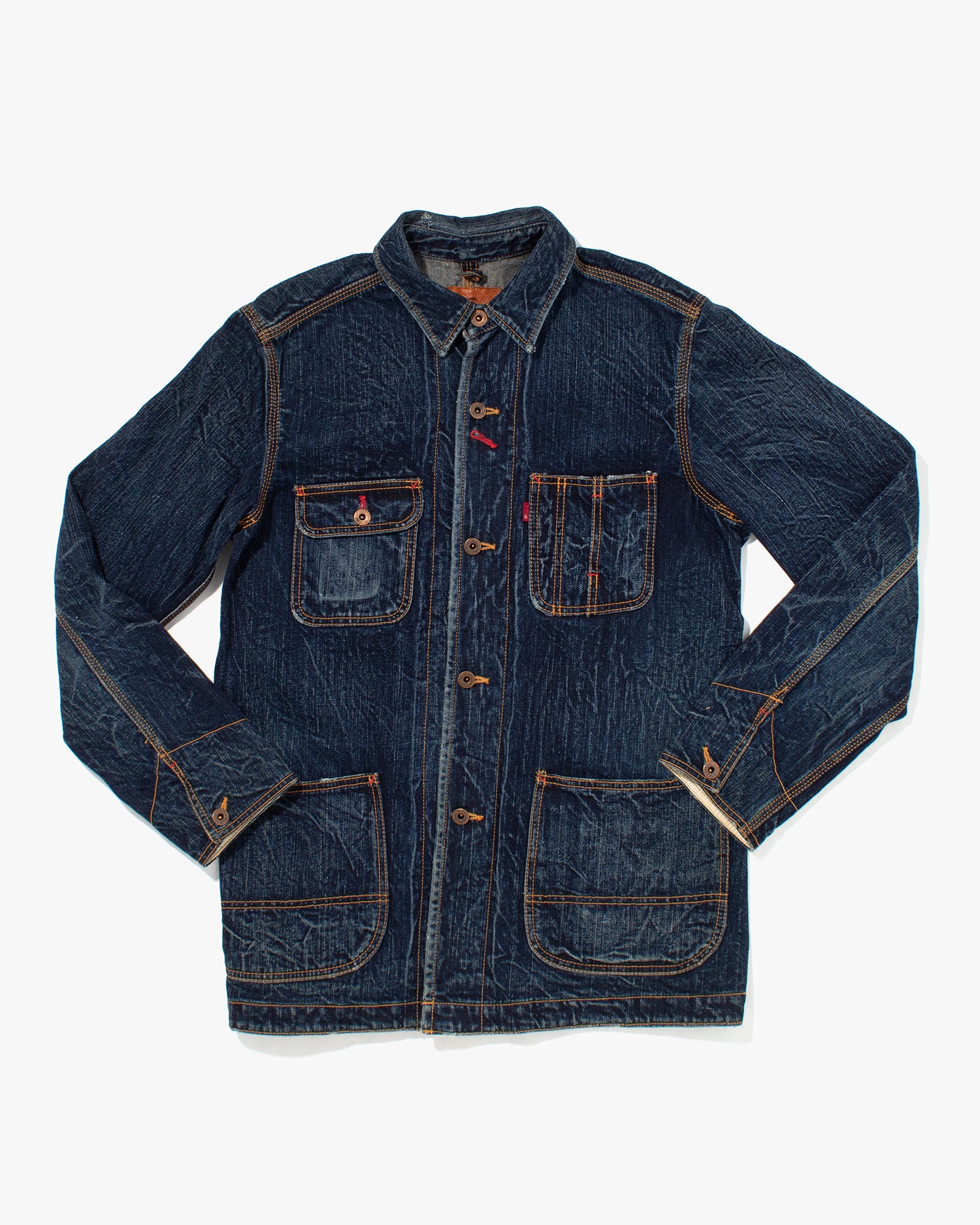 ジャケット・アウター 00s coated denim jacket japanese label 00s coated denim jacket japanese label