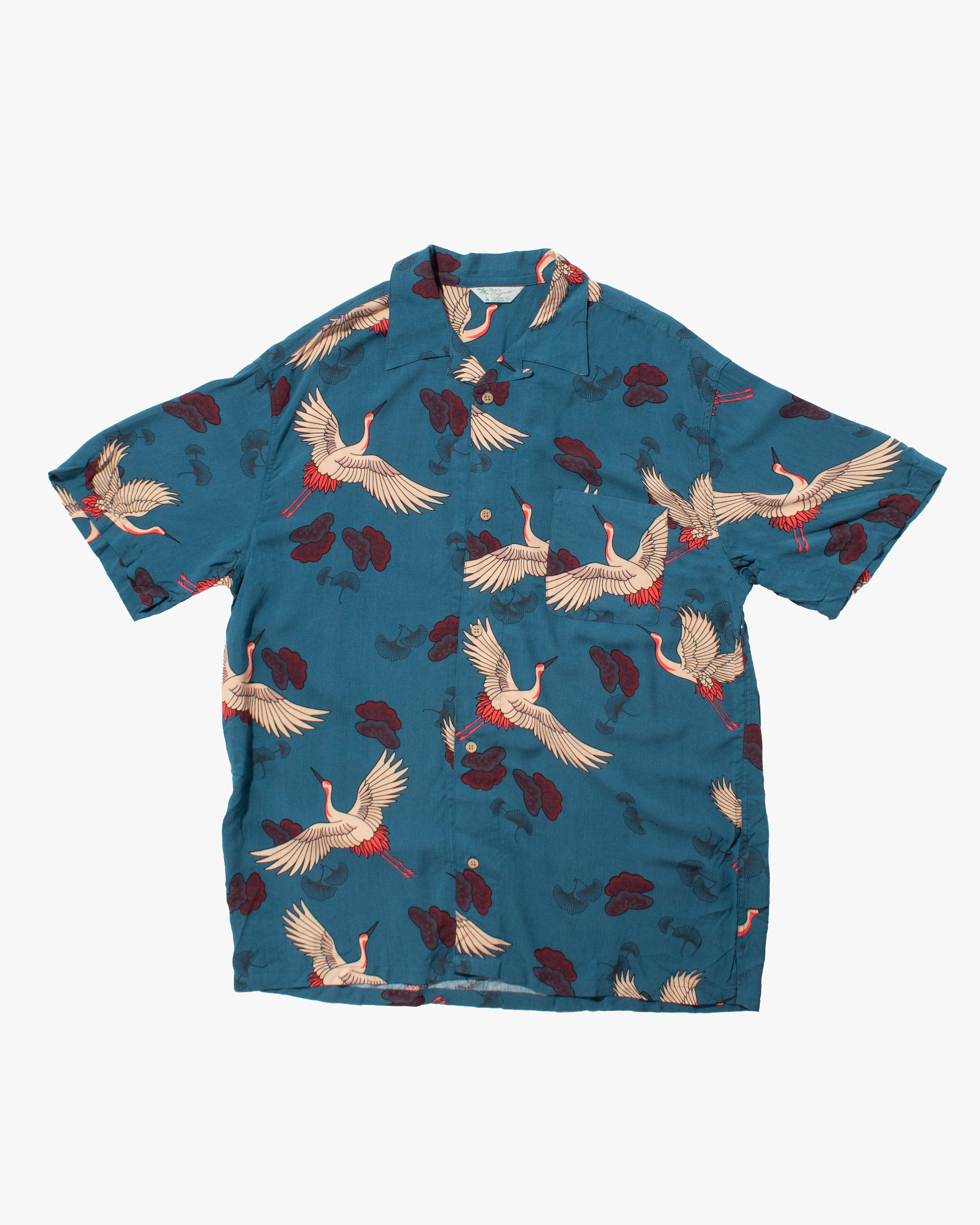 Japanese Repro Shirt, Short Sleeve Aloha Shirt, Styled By