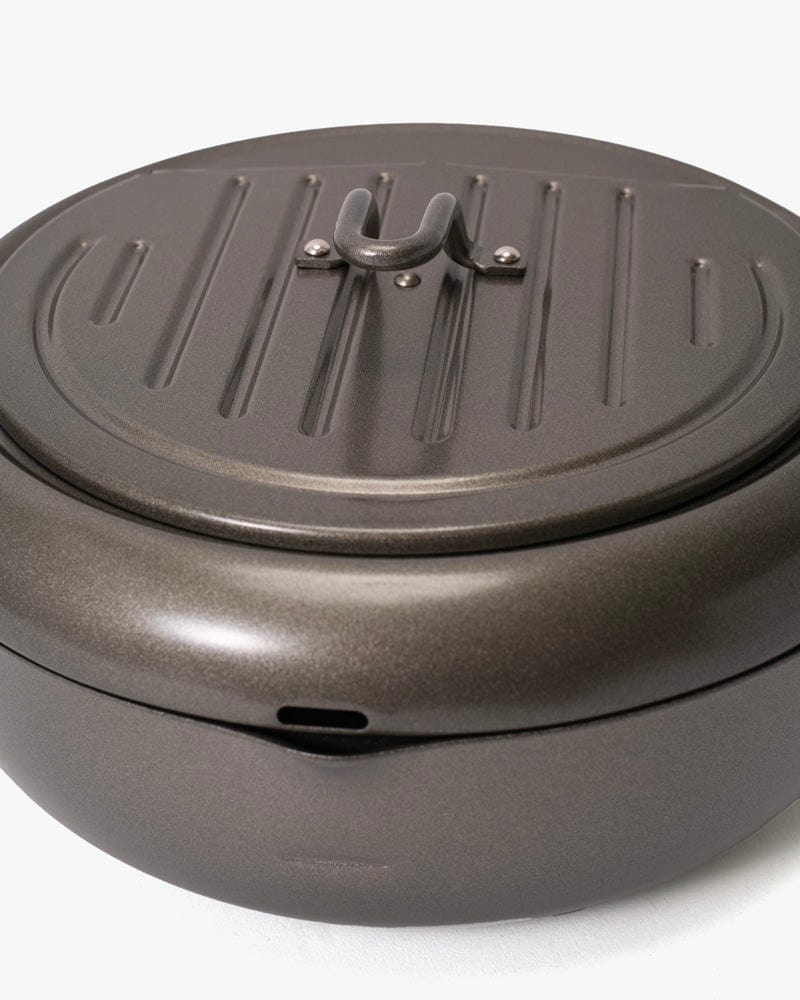 Yoshikawa Deep Frying Pot with Lid Kiriko Made