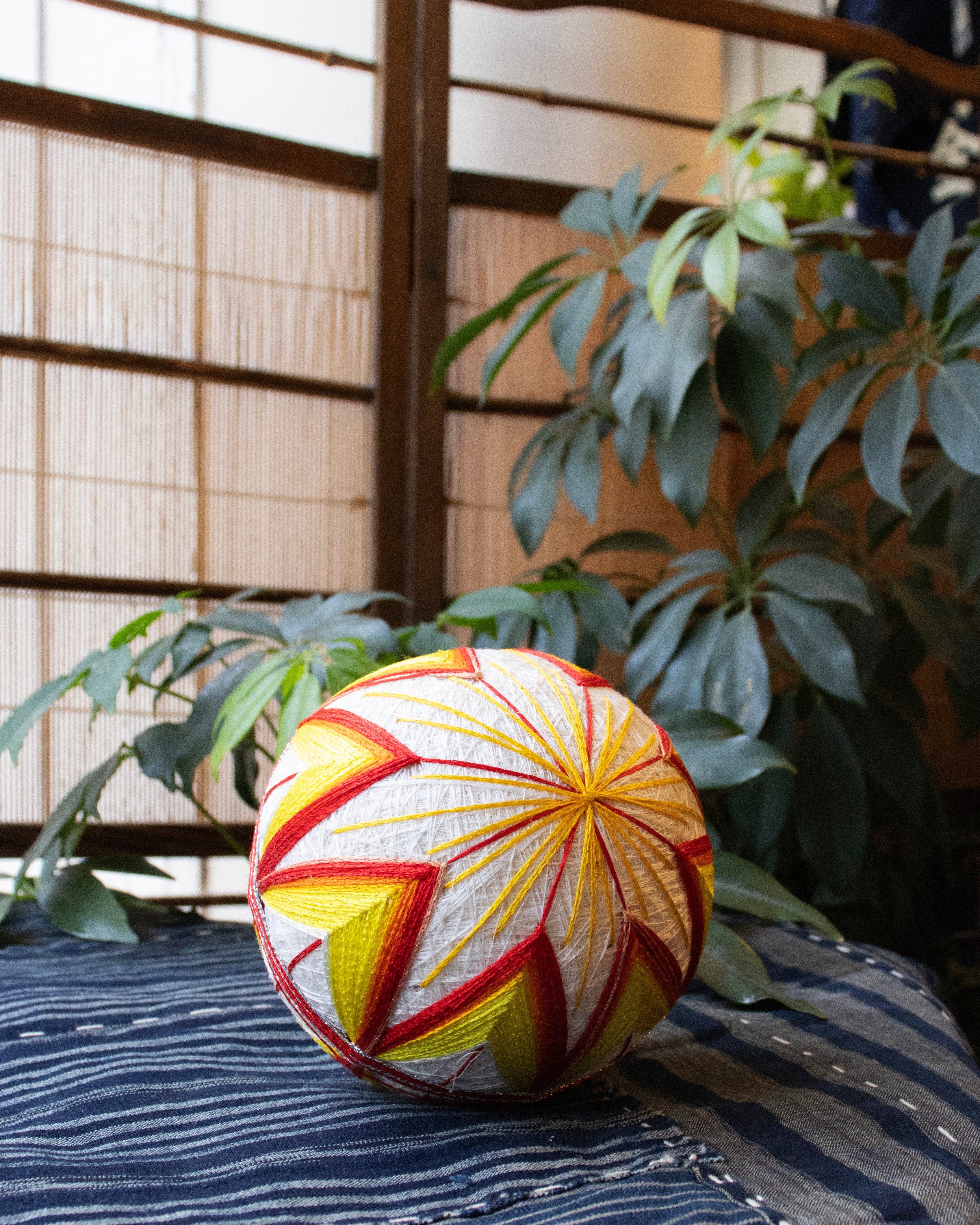Vintage Temari Ball, 10 – Kiriko Made
