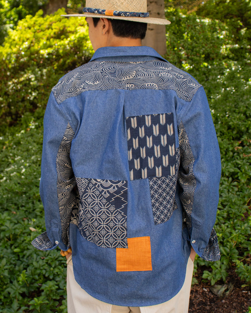 Kiriko Patches Up Vintage Duxbak with Boro Fabric