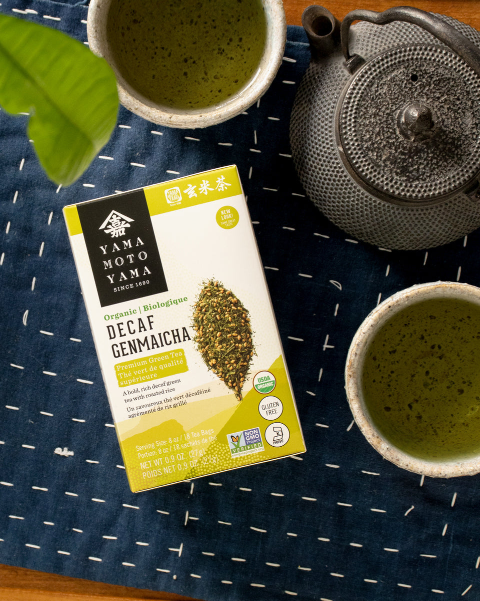 Yamamotoyama, Organic Decaf Genmaicha – Kiriko Made
