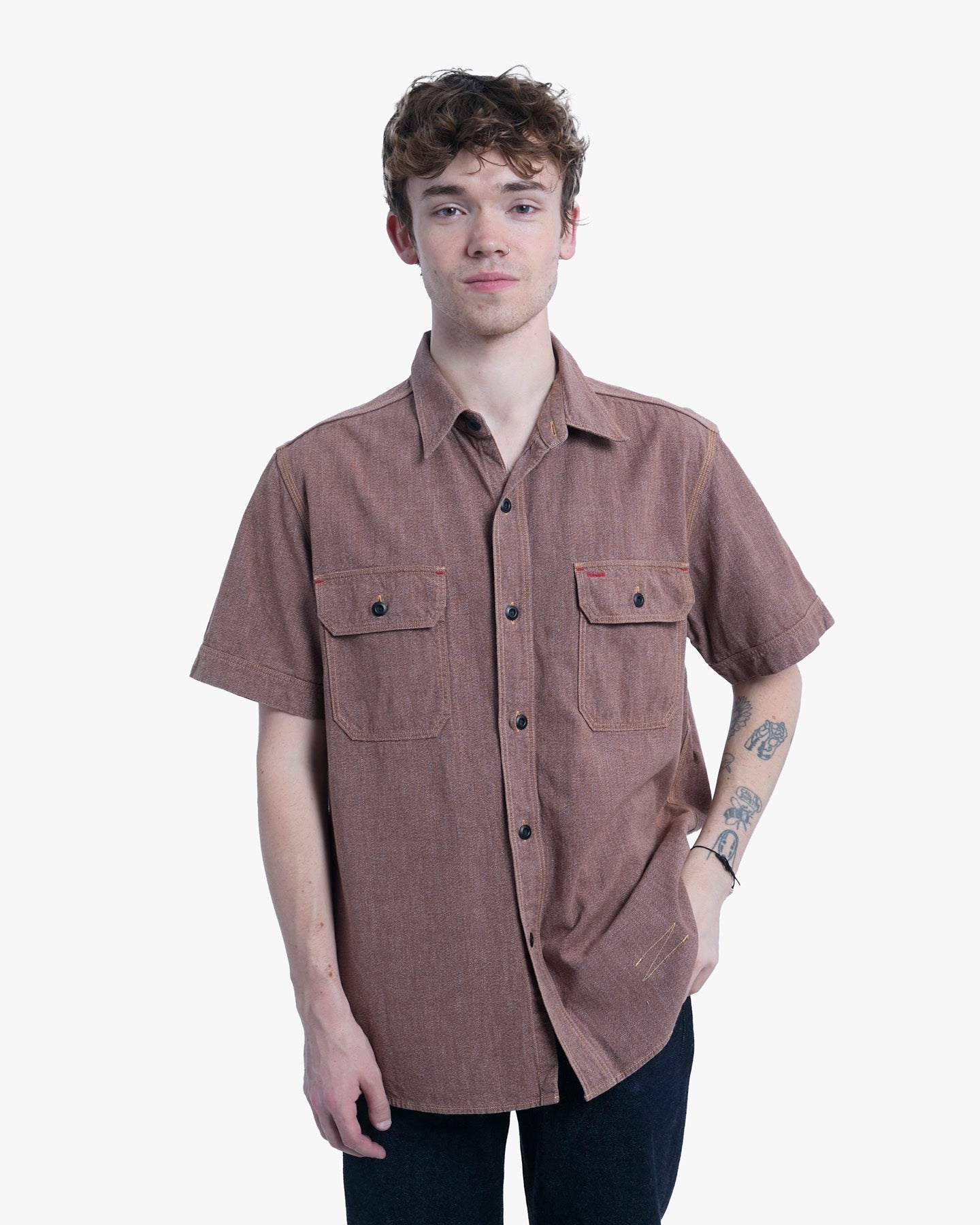 japanese style short sleeve button up shirts