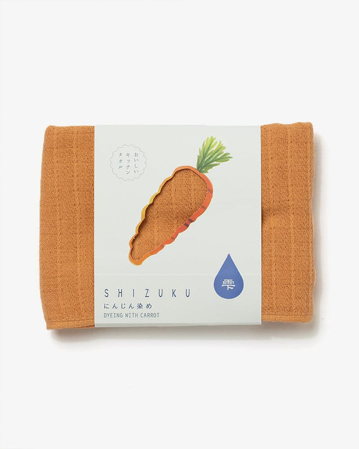 Fukuroya, Shizuku, Kitchen Towel, Carrot Orange