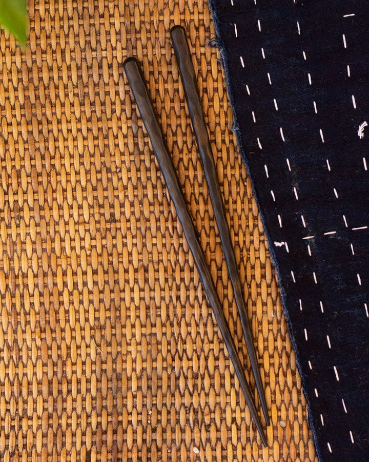 Chopsticks, Kawai, Katana Bori, Charcoal