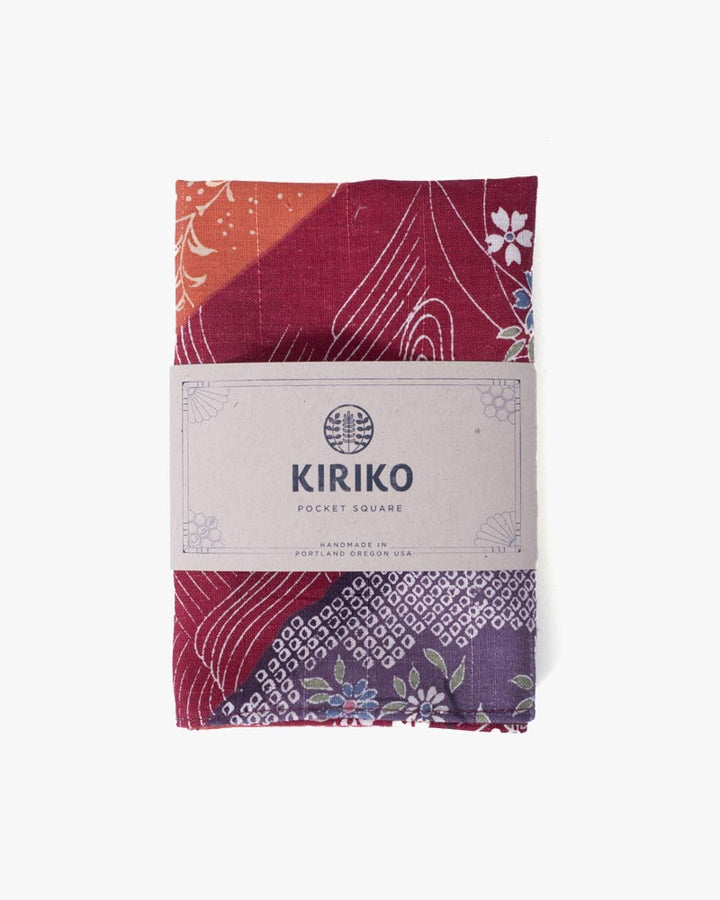 Kiriko Original Pocket Square, Multi Pattern