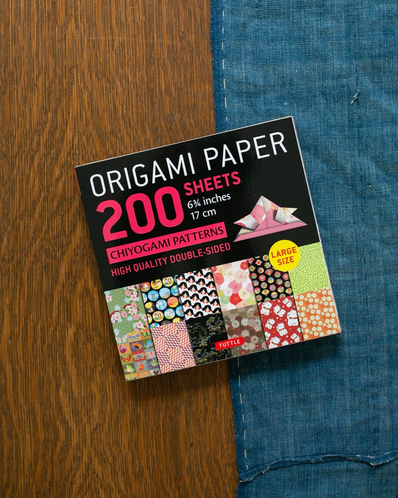 Japanese Origami Paper, Chiyogami, 200 Sheets Kiriko Made