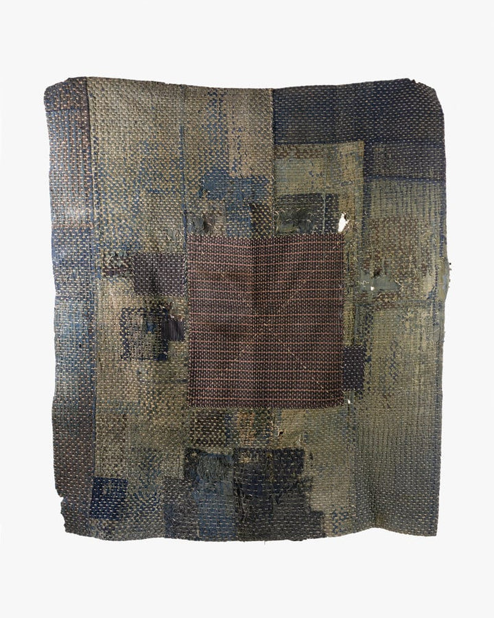 Vintage Boro Blanket, Patched with Sashiko Stitching