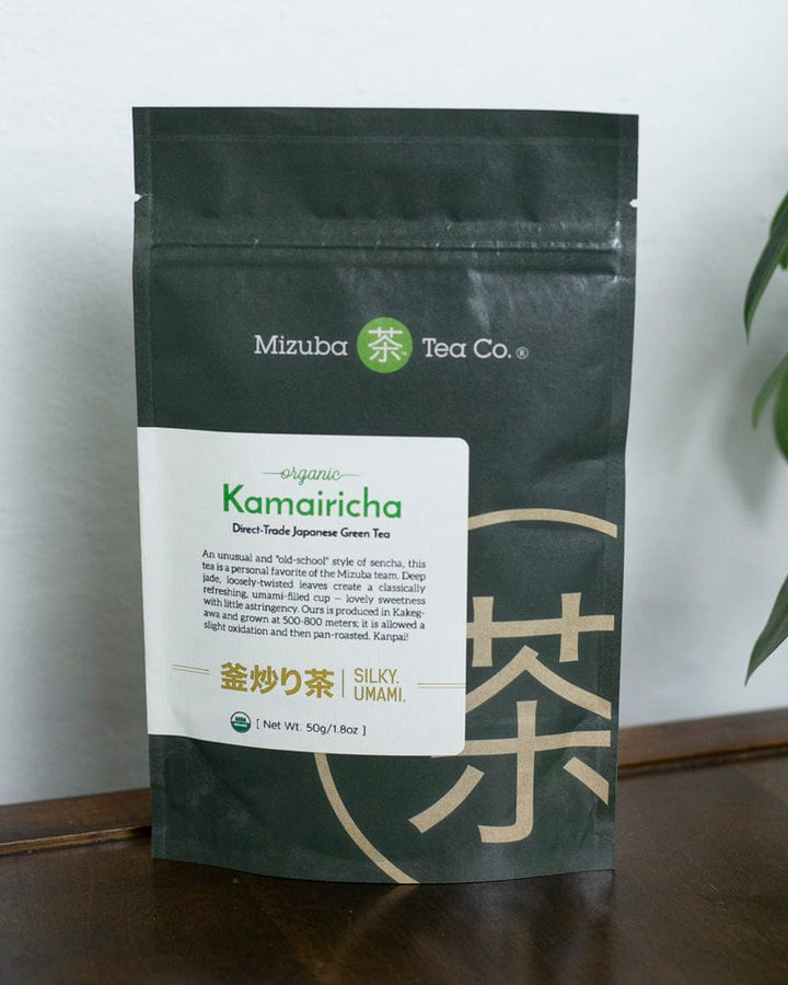 Mizuba Tea, Loose Leaf, Kamairicha Green Tea
