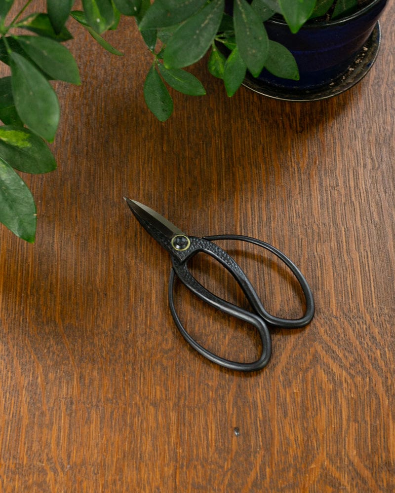 vintage garden scissors Tanabe Hasami, Japanese Gardening Scissors, Black – Kiriko Made