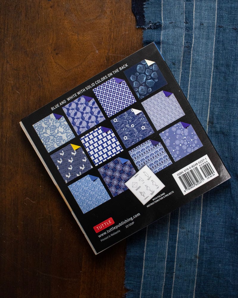 Japanese Origami Paper, Blue and White, 200 Sheets – Kiriko Made