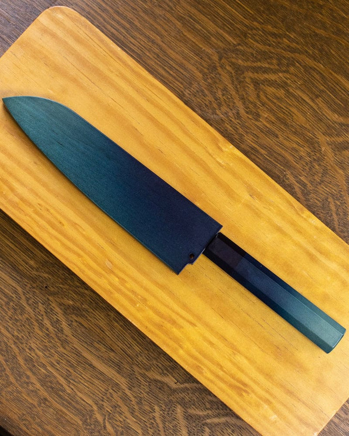 Japanese Knife Sheath, Edit Japan, for Santoku Bocho 18cm, Indigo Dyed