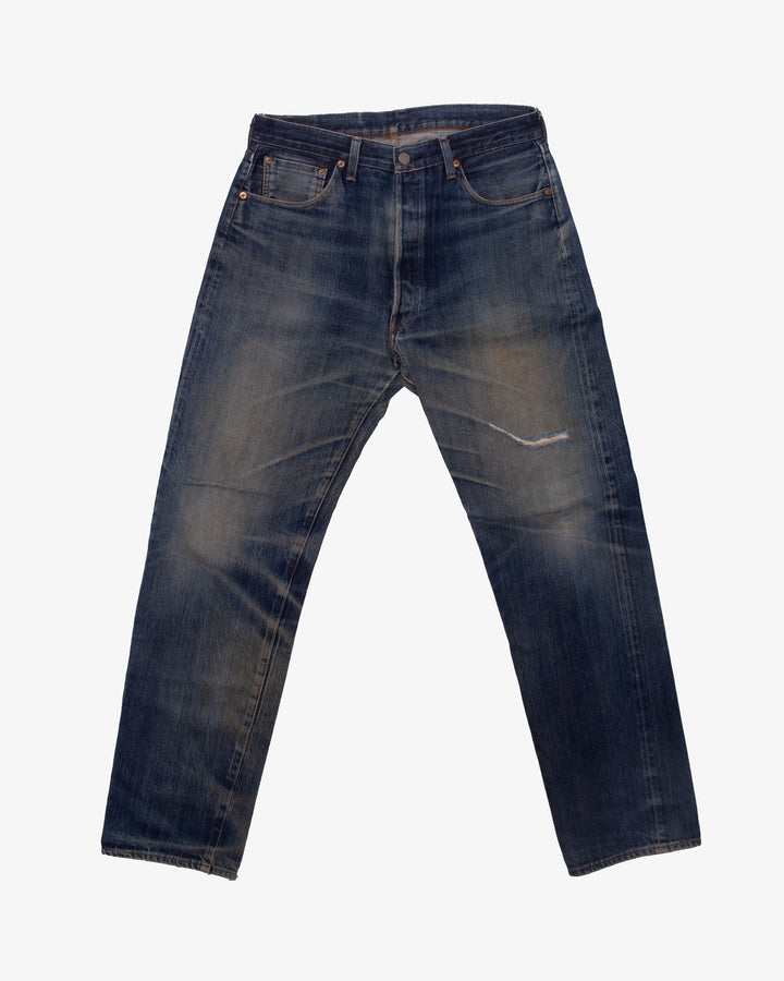 Japanese Repro Denim Jeans, Levi's Brand, Selvedge Denim - 36" x 36"