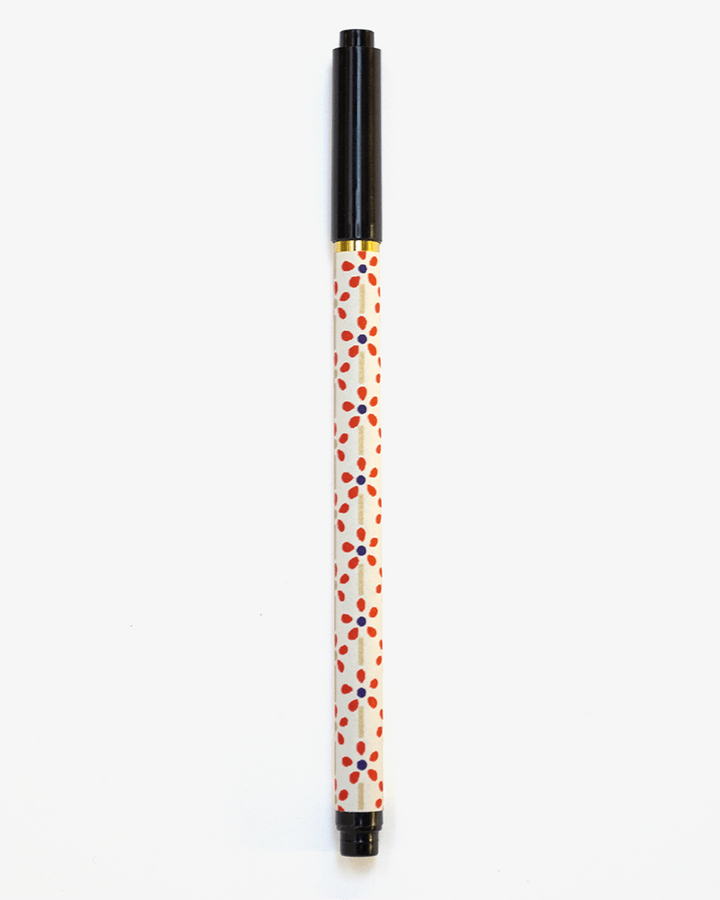 Shogado Calligraphy Brush Pen, Classic Series, Small Red and Blue Kobana
