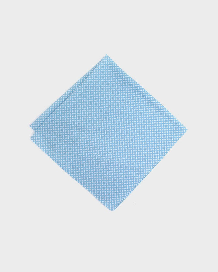 Japanese Handkerchief, Classic, Light Blue Ichimatsu