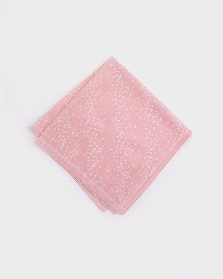 Japanese Handkerchief, Sakura Petals, Haizakura-Iro