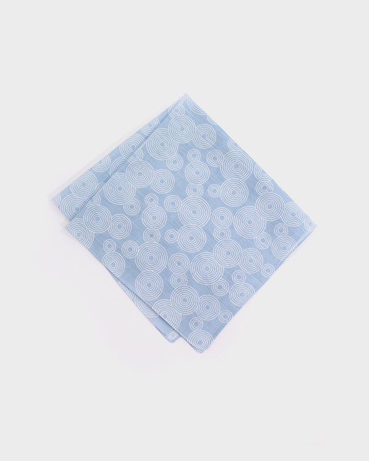 Japanese Handkerchief, Classic, Circles, Kamenozoki-Iro