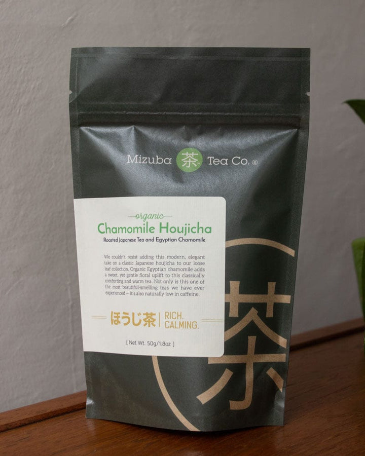 Mizuba Tea, Loose Leaf, Chamomile Hojicha