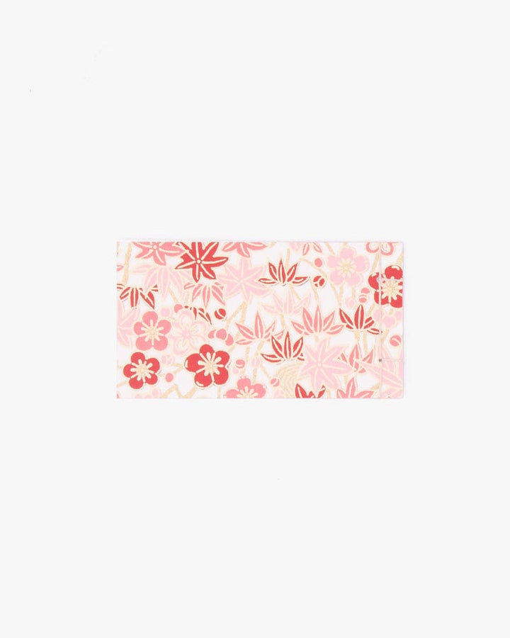 Shogado Memo Pad, Classic Series, Pink and Red Sakura and Momiji