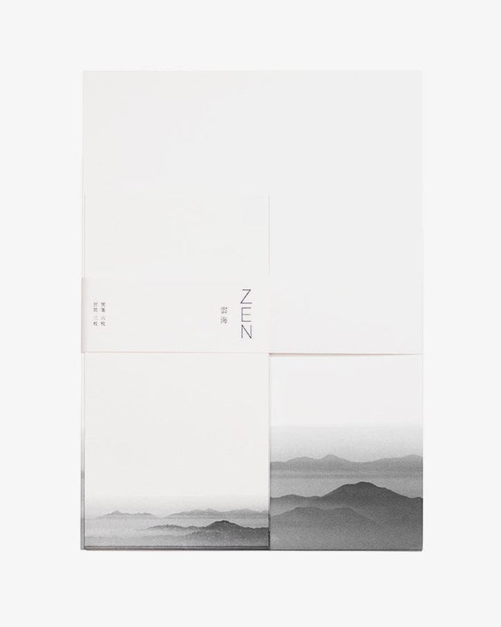 Shogado Letter Set, Zen Series, Sea of Clouds