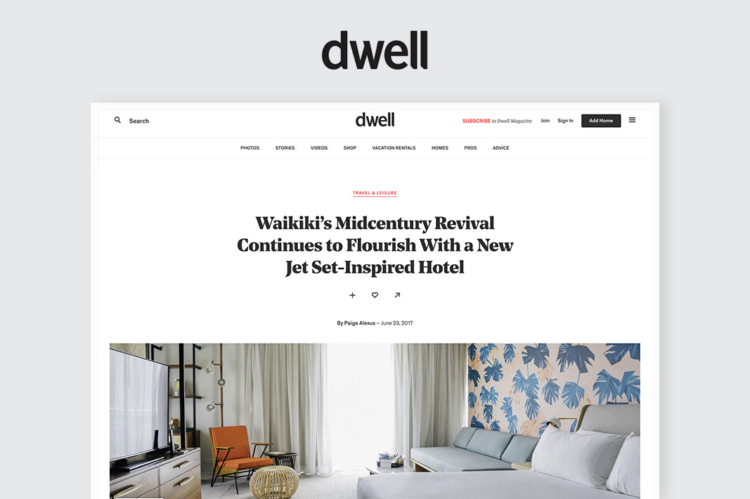 Dwell: Featuring Kiriko's Custom Hats and Products at The Laylow hotel, Waikiki