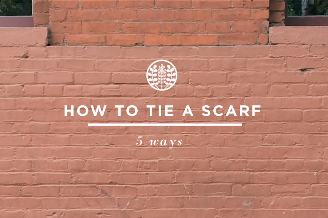 How We Wear Our Scarves
