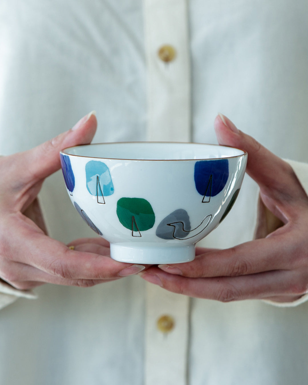 Kigito Tea Bowl, Bisque