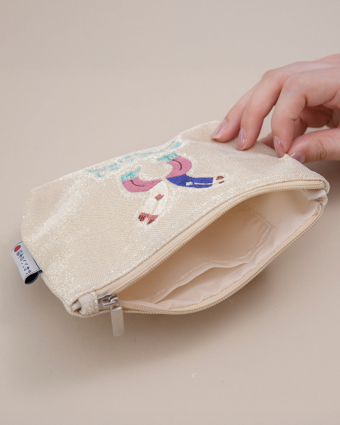 Nanka Kawaii Nihongo, Pouch, Gold