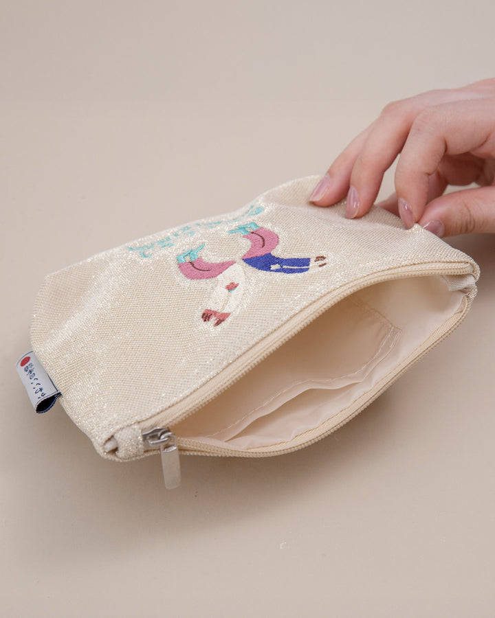 Nanka Kawaii Nihongo, Pouch, Gold