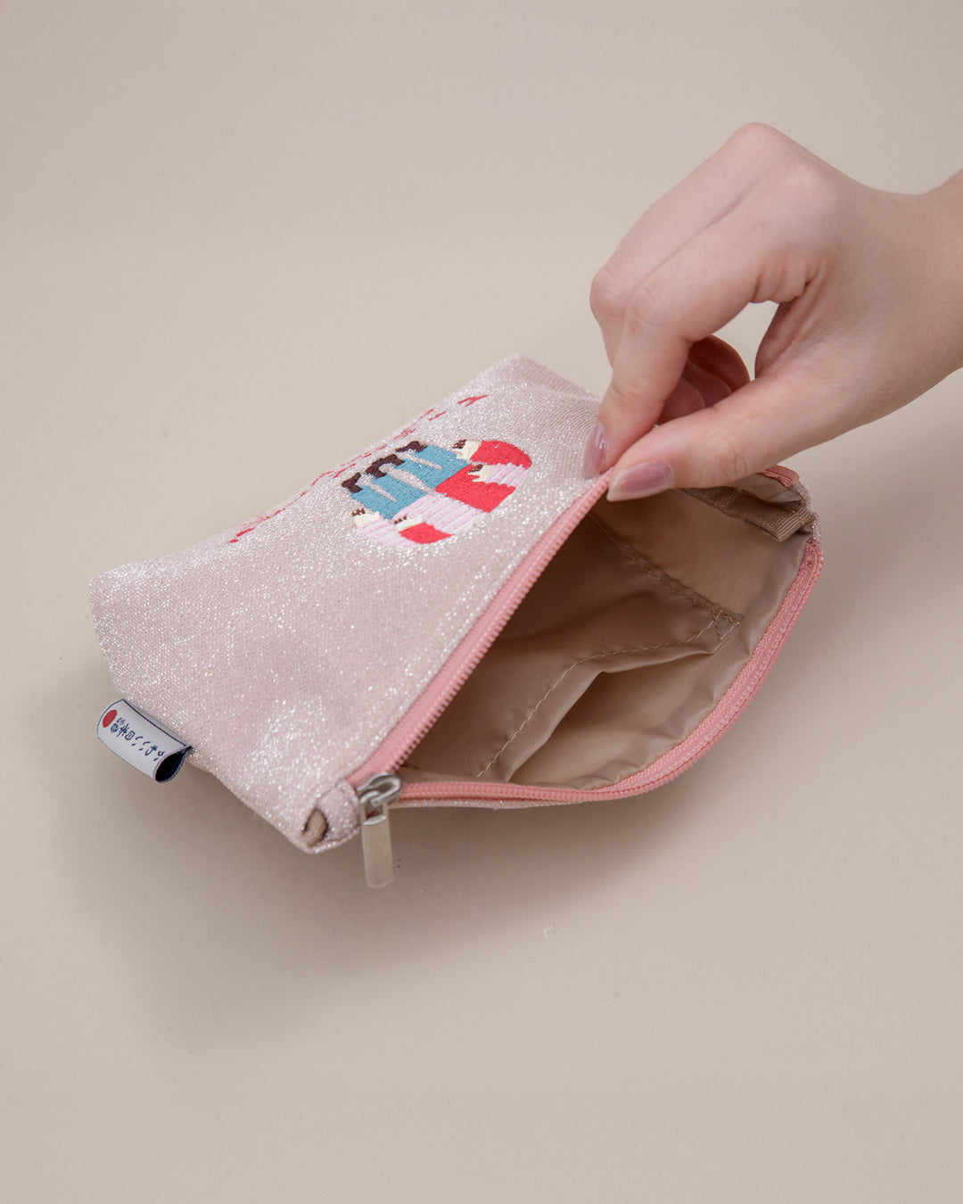 Nanka Kawaii Nihongo, Pouch, Pink