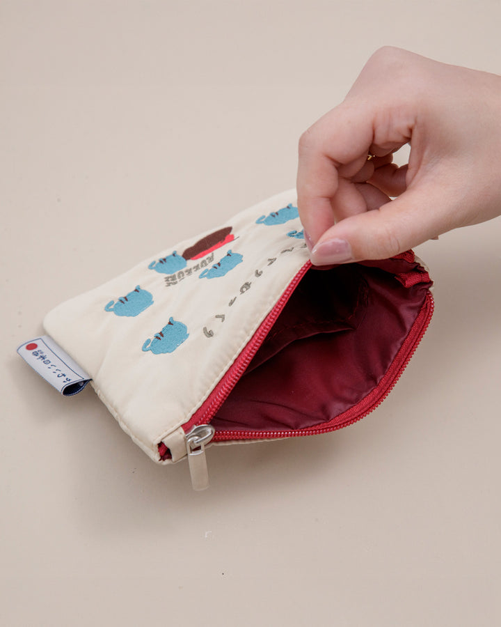 Nanka Kawaii Nihongo, Pouch, Beige