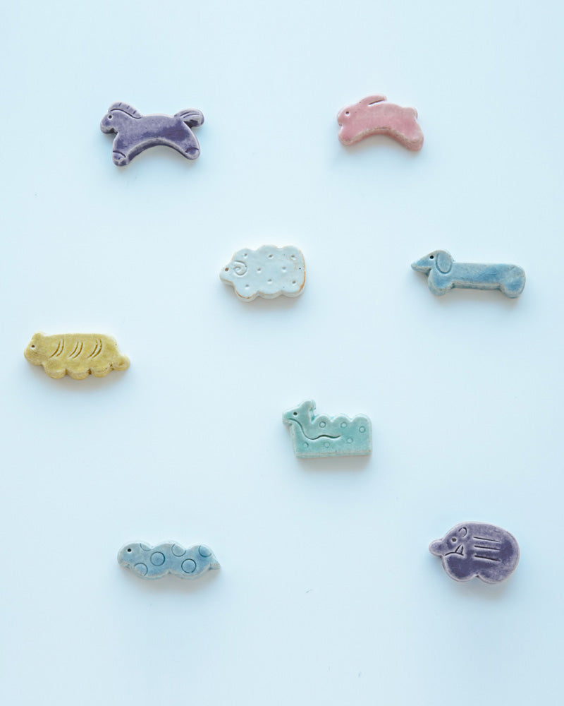 Chopstick Rest, Bisque, Chinese Zodiac Series