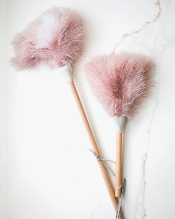 Fodory, Pink Ostrich Feather Duster