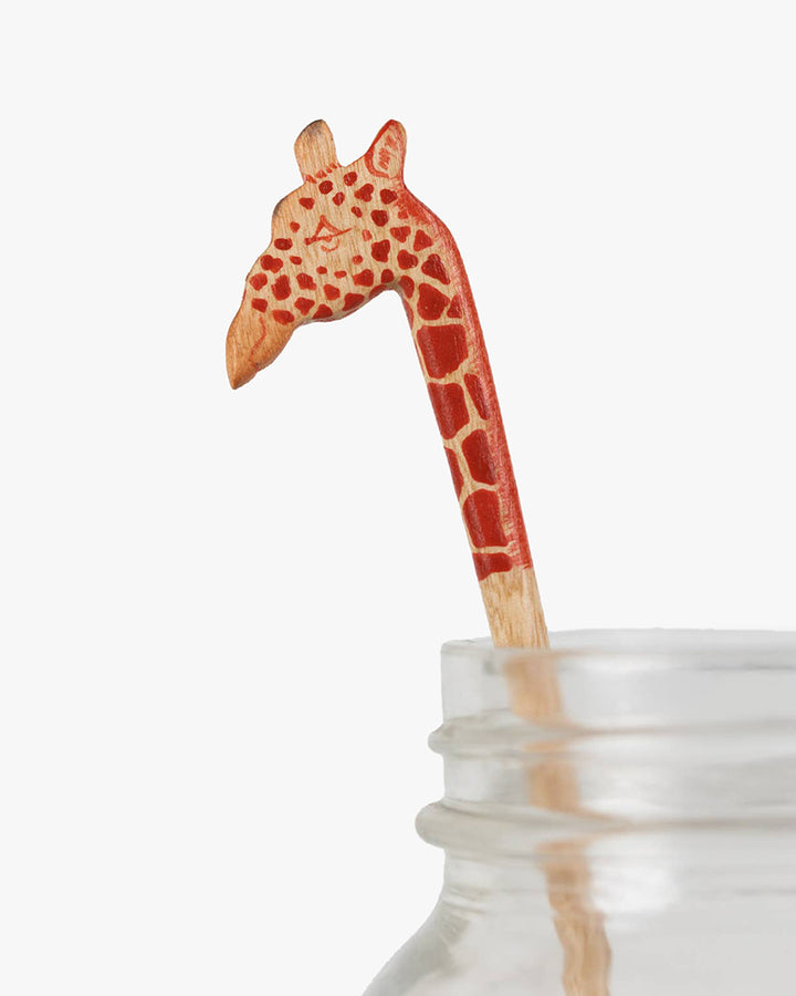 Ten Thousand Villages, Party Animal Stir Sticks, Set of 5