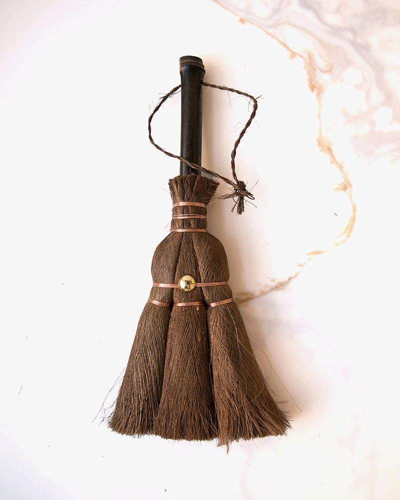 Fodory, Large Table Palm Broom with Handle