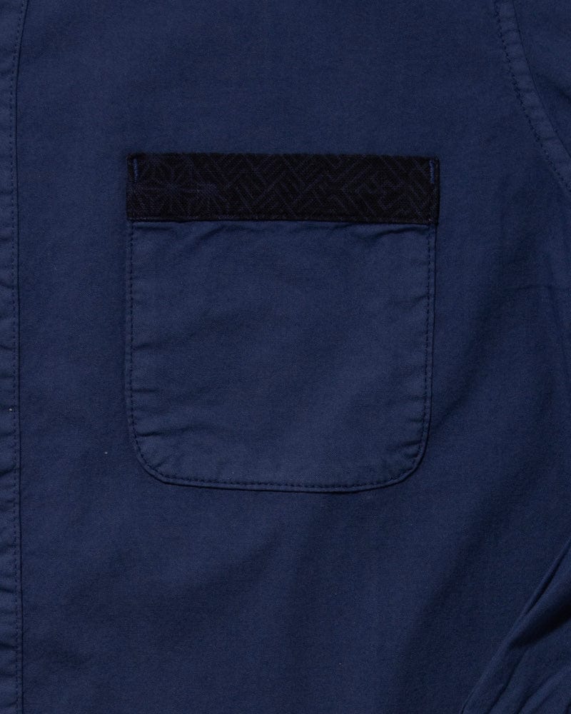Kiriko Original Shirt, Long Sleeve Button-Up, Mandarin Collar, Hanada Small Multi