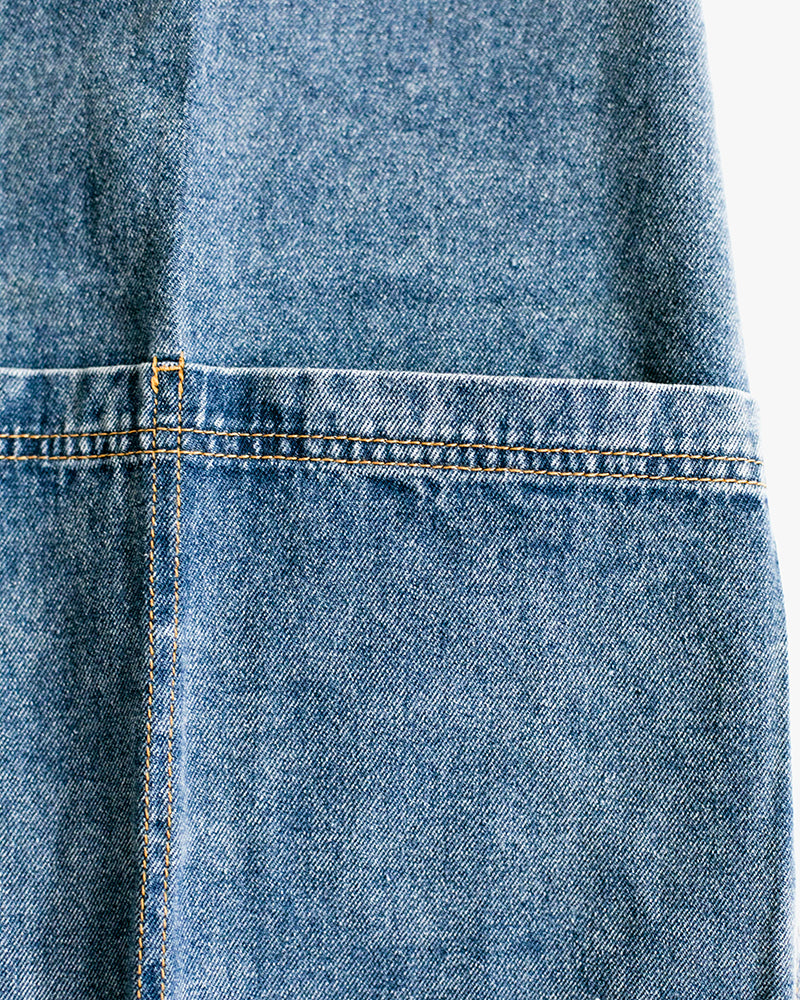 X Fodory, Washed Denim Apron