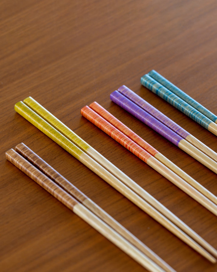 Chopsticks, Bisque, Set of 5, Hakeme Colors