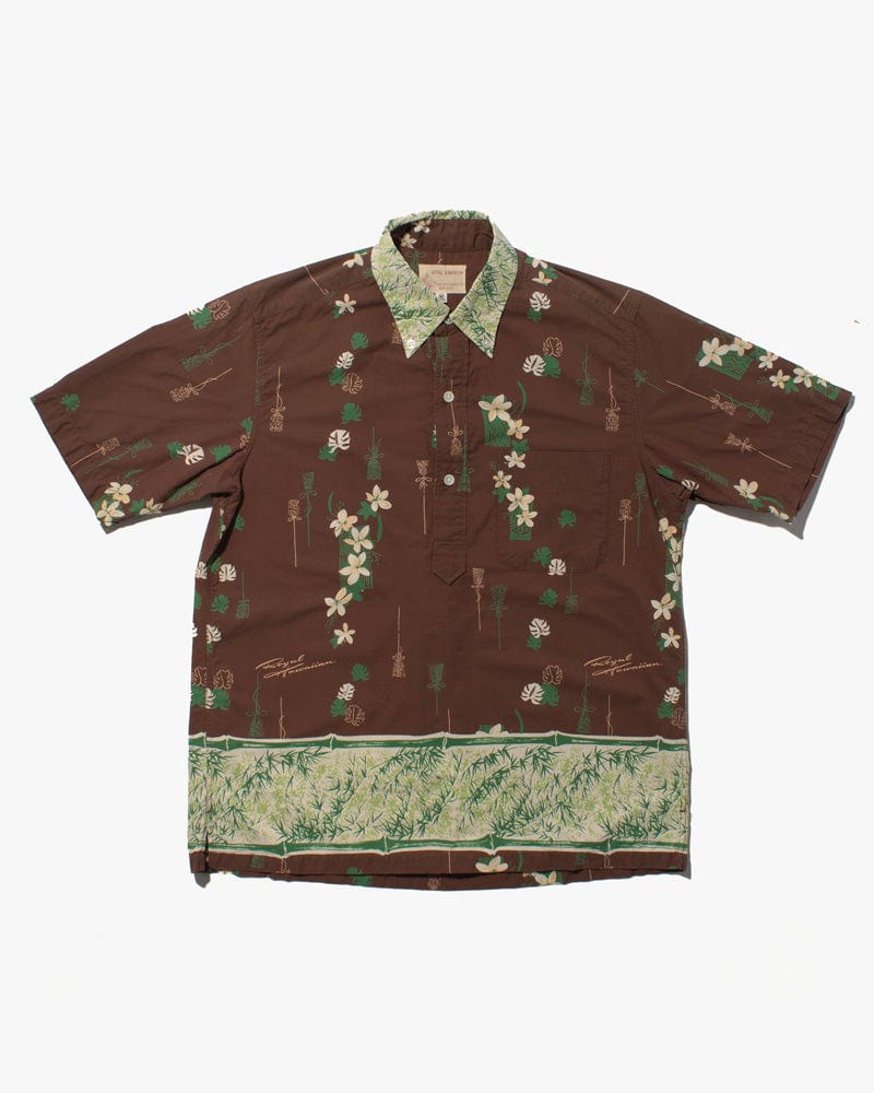 Japanese Repro Shirt, Aloha Short Sleeve, Royal Hawaiian - Sun Surf Brand, Flora - M