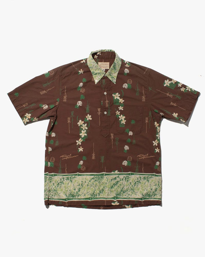 Japanese Repro Shirt, Aloha Short Sleeve, Royal Hawaiian - Sun Surf Brand, Flora - M