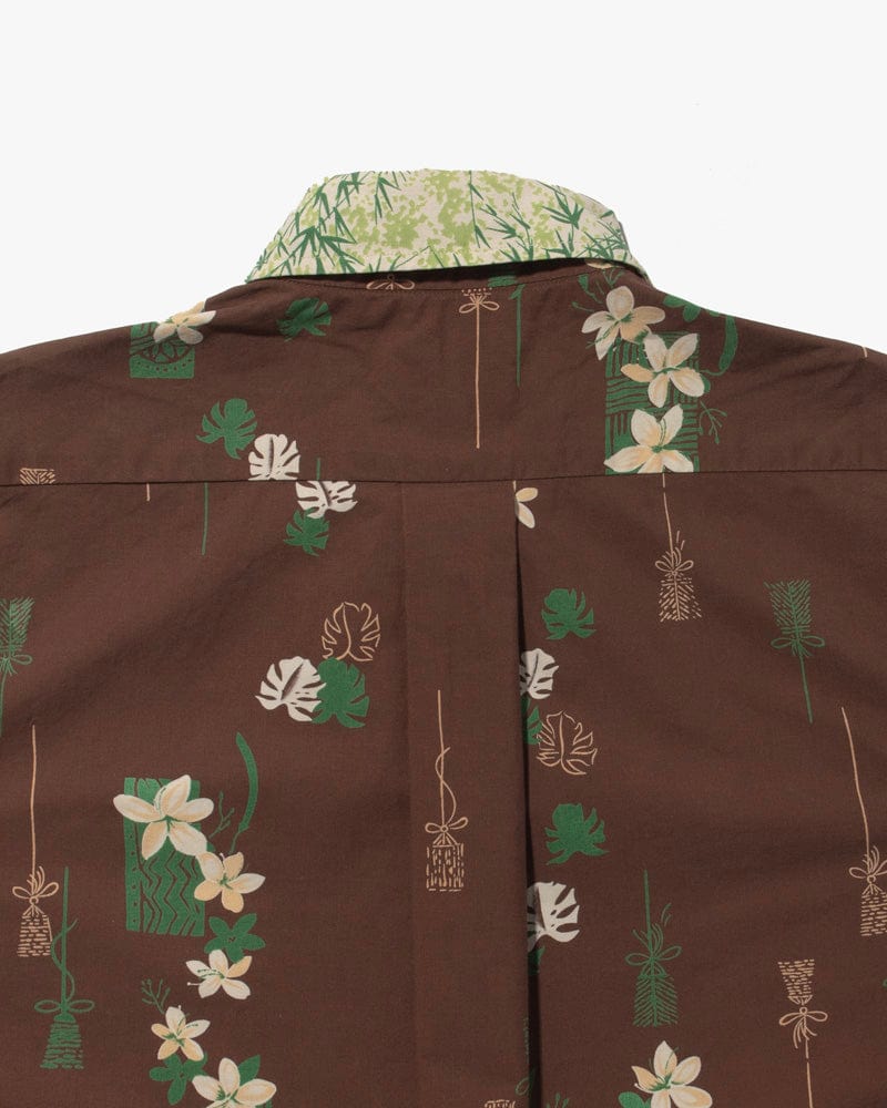 Japanese Repro Shirt, Aloha Short Sleeve, Royal Hawaiian - Sun Surf Brand, Flora - M