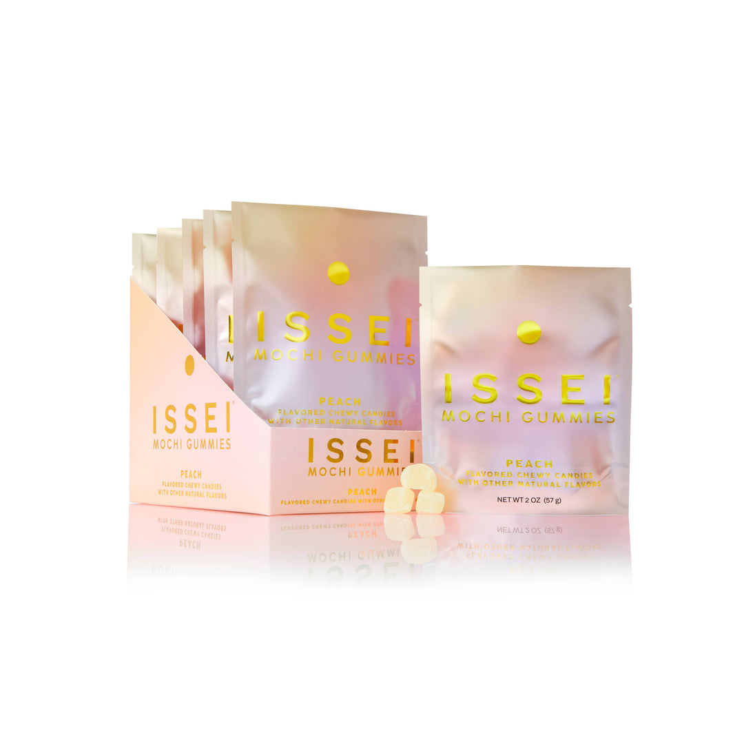 ISSEI Mochi Gummies, Peach SMALL (2 oz)