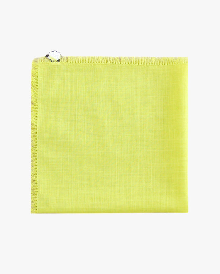 Japanese Handkerchief, Fringed, White Sheep