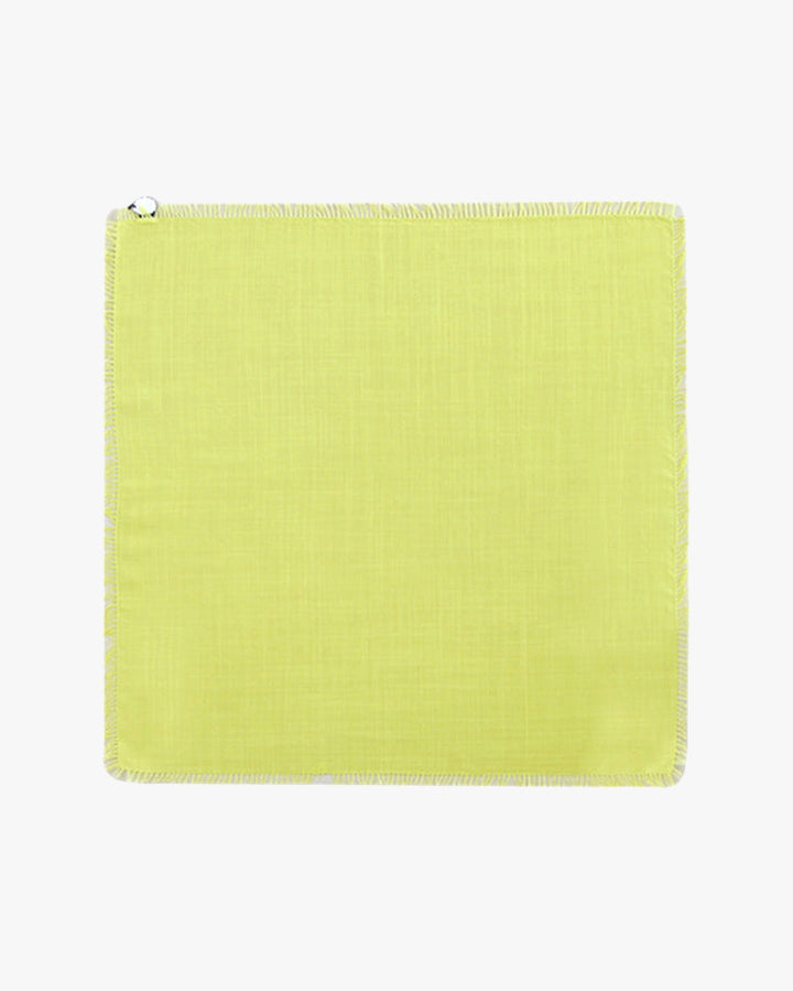 Japanese Handkerchief, Fringed, White Sheep
