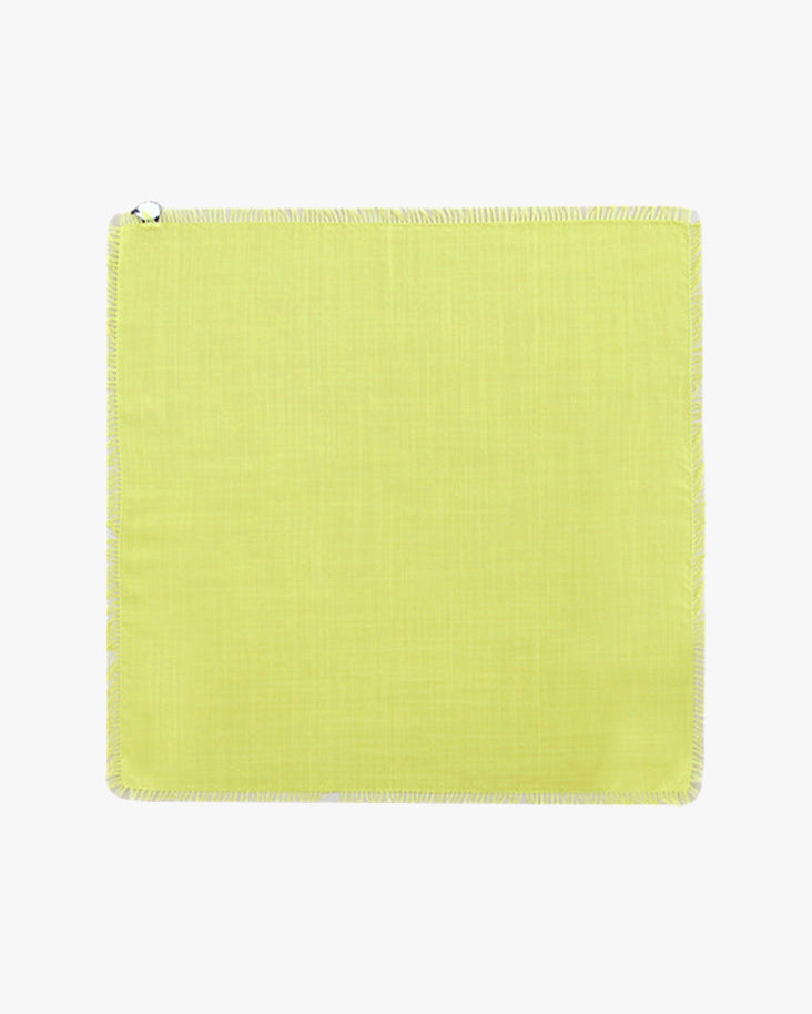 Japanese Handkerchief, Fringed, White Sheep