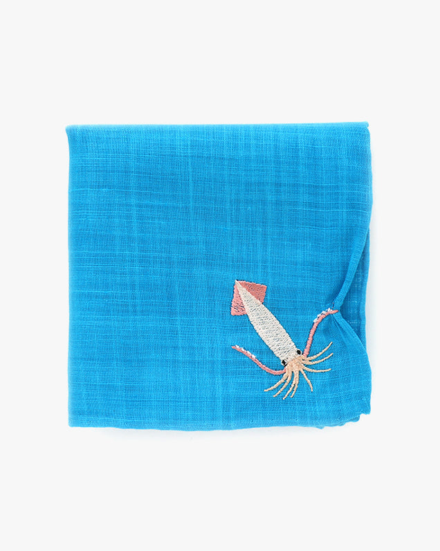 Japanese Handkerchief, Hikkomi, Squid