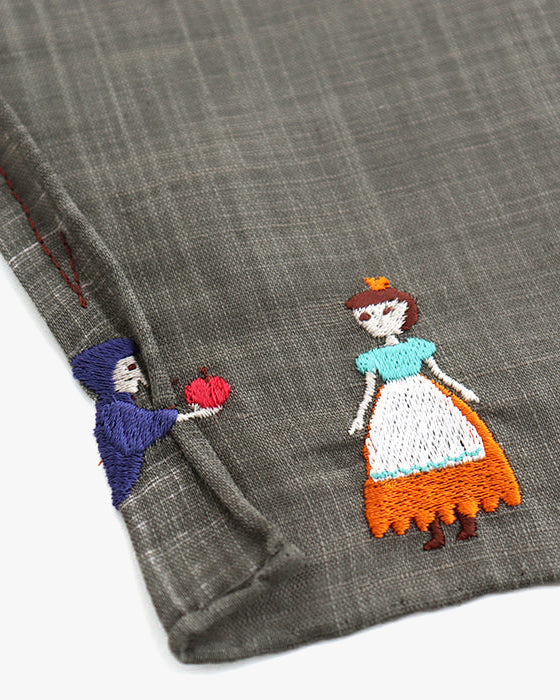 Japanese Handkerchief, Hikkomi, Snow White
