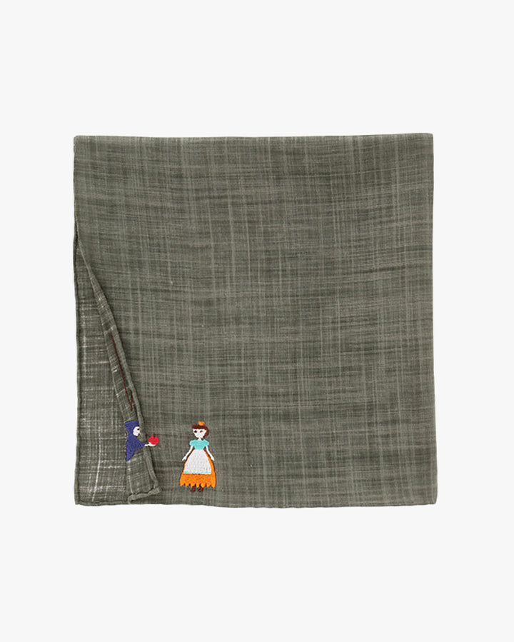 Japanese Handkerchief, Hikkomi, Snow White