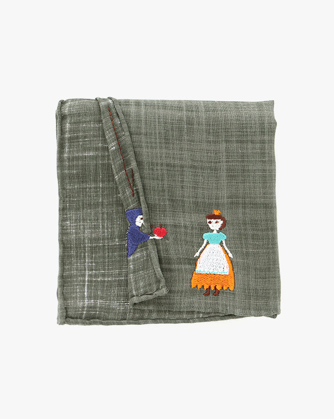 Japanese Handkerchief, Hikkomi, Snow White